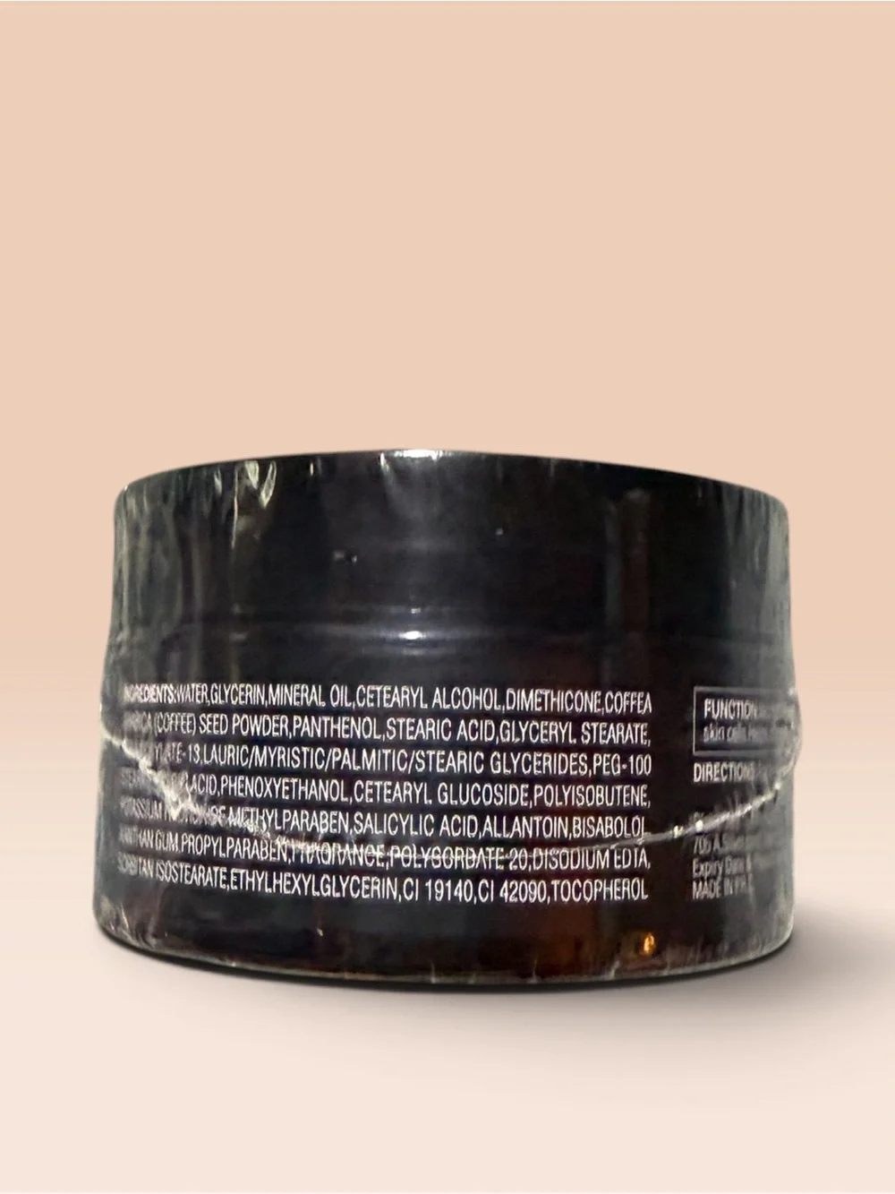 Exfoliating Face Scrub Coffea Arabica Seed (Black)